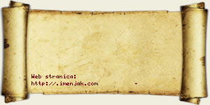 Miljana Bzeničanin vizit kartica